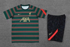 2022-2023 Liverpool Red&Green Thailand Training Soccer Uniform-418