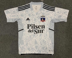 2022-2023 Colo-Colo Goalkeeper Gray&White Thailand Soccer Jersey AAA-6032