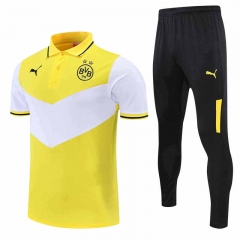 2022-2023 Borussia Dortmund Yellow Thailand Polo Uniform-4627
