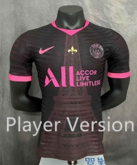 Player Version 2022-2023 PSG Black&Pink Thailand Training Soccer Jersey AAA-6032