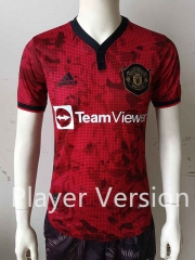Player Version 2022-2023 Manchester United Red Thailand Soccer Jersey AAA-807