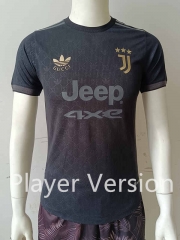 Player Version 2022-2023 Juventus Black Thailand Soccer Jersey AAA-807