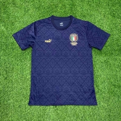 2022-2023 FIGC Winner Pack Italy Royal Blue Thailand Soccer Jersey AAA-305