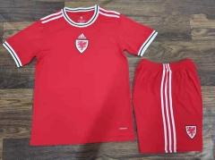 2022-2023 Wales Home Red Soccer Uniform-8381