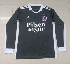 2022-2023 Colo-Colo Black LS Thailand Soccer Jersey AAA-HR