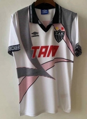 Retro Version 1996 Atlético Mineiro Away White Thailand Soccer Jersey AAA-8381