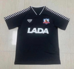 Retro Version 1992 Colo-Colo Away Black Thailand Soccer Jersey AAA-512