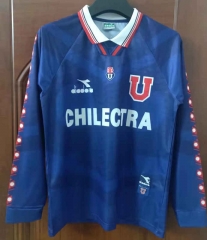 Retro Version 1996 Universidad de Chile Blue Thailand Soccer Jersey AAA-7T