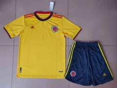 2022-2023 Colombia Home Yellow Soccer Uniform-718