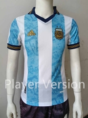 Player Version 2022-2023 Special Version Argentina Blue&White Thailand Soccer Jersey AAA-807