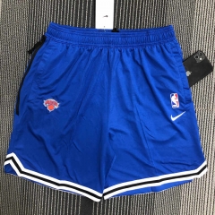 New York Knicks Blue American NBA Training Shorts-311