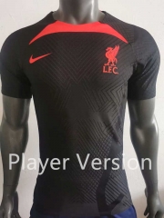 Player Version 2022-2023 Liverpool Black Thailand Training Soccer Jersey AAA-518