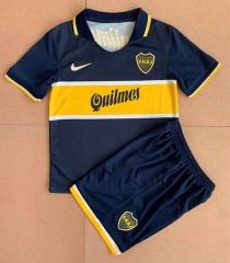Retro Version 96-97 Boca Juniors Home Royal Blue Soccer Uniform-AY
