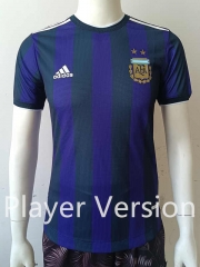 Player Version 2022-2023 Argentina Away Dark Blue Thailand Soccer Jersey AAA-807