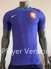 Player Version 2022-2023 Netherlands Purple Thailand Soccer Training Jersey-518