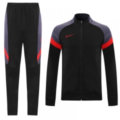 2022-2023 Black&Purple Thailand Soccer Jacket Uniform-LH