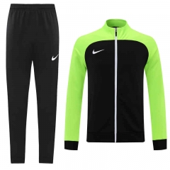 2022-2023 Black&Green Thailand Soccer Jacket Uniform-LH