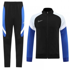 2022-2023 Black&Blue Thailand Soccer Jacket Uniform-LH