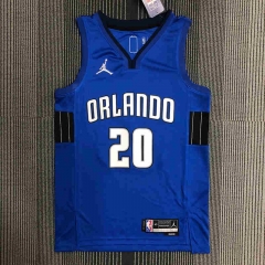 75th Anniversary Jordan Orlando Magic Blue #20 NBA Jersey-311