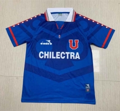 Retro Version 1996 Universidad de Chile Home Blue Thailand Soccer Jersey AAA-512