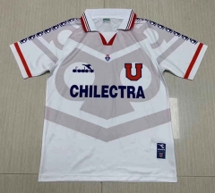 Retro Version 1996 Universidad de Chile Away White Thailand Soccer Jersey AAA-512