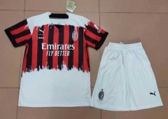 2022-2023 AC Milan 3rd Away Red&Black&White Soccer Uniform-718