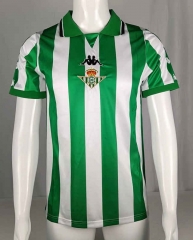 Retro Version 1993-1994 Real Betis Home White&Green Thailand Soccer Jersey-503
