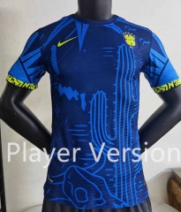 Player Version 2022-2023 Classic Edition Brazil Blue Thailand Soccer Jersey AAA-2016