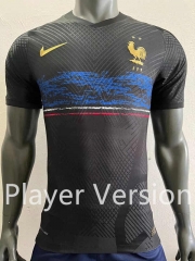 Player Version 2022-2023 Special Version France Black Thailand Soccer Jersey AAA-518