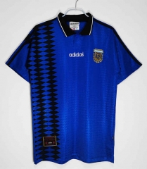 Retro Version 1994 Argentina Away Blue Thailand Soccer Jersey AAA-C1046