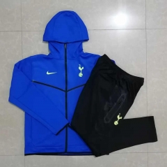2022-2023 Tottenham Hotspur Camouflage Blue Thailand Jacket Uniform With Hat-815