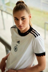 2022-2023 Germany Home White Women Thailand Soccer Jersey AAA-9171