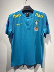 2022-2023 Brazil Sky Blue Thailand Training Soccer Jersey-7872
