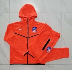 2022-2023 Atletico Madrid Orange Thailand Soccer Jacket Uniform With Hat-815