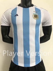 Player Version 2022-2023 Argentina Home Blue&White Thailand Soccer Jersey AAA-2016