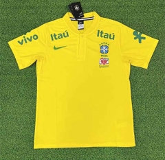2022-2023 Brazil Home Yellow Thailand Soccer Jersey AAA-403