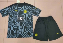 2022-2023 Borussia Dortmund Away Black Soccer Uniform-718
