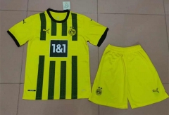 2022-2023 Borussia Dortmund Home Yellow Soccer Uniform-718