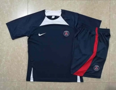2022-2023 Paris SG Royal Blue Short-sleeved Thailand Soccer Tracksuit-815