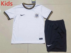 2022-2023 Corinthians Home White Kids/Youth Soccer Unifrom-507