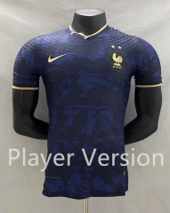 Player Version 2022-2023 Special Version France Royal Blue Thailand Soccer Jersey AAA-CS