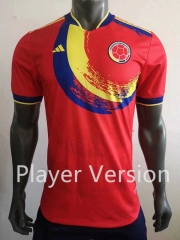 Player Version 2022-2023 Special Version Colombia Red Thailand Soccer Jersey AAA-518