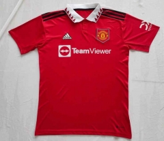 (S-4XL) 2022-2023 Manchester United Home Red Thailand Soccer Jersey AAA-510