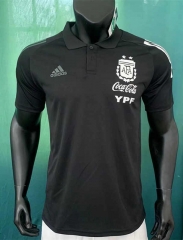2022-2023 Argentina Black Thailand Polo Shirt-305