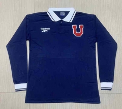 Retro Version 1998 Universidad de Chile Royal Blue Thailand Soccer Jersey AAA-512
