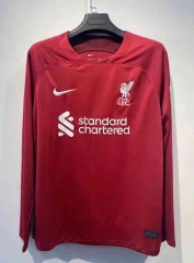 2022-2023 Liverpool Home Red LS Thailand Soccer Jersey AAA-ZQ