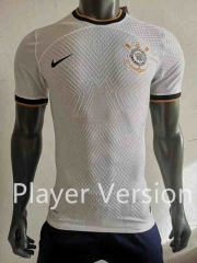 Player Version 2022-2023 Corinthians Home White Thailand Soccer Jersey AAA-518