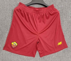2022-2023 Roma Home Red Thailand Soccer Shorts-5799