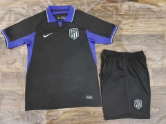 2022-2023 Atletico Madrid Black Soccer Uniform -709