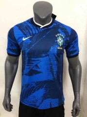 2022-2023 Brazil 2nd Away BlueThailand Soccer Jersey AAA-416